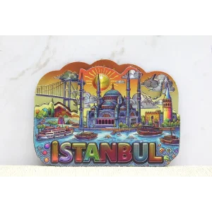 BUĞZ İstanbul Temalı Silikon Buzdolapı Süsü Magnet Alk5376