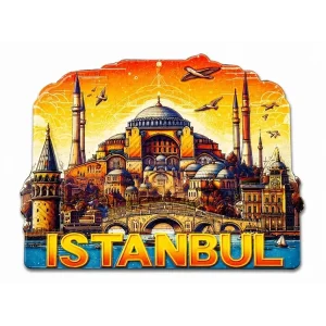 BUĞZ İstanbul Temalı Silikon Buzdolapı Süsü Magnet Alk5378