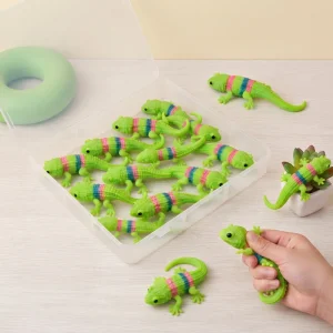 BUĞZ Kertenkele Tasarımlı Squishy - 12li Paket - Yumuşak Oyuncak