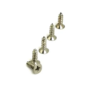 BUĞZ Klips, Menteşe, Ayak, Ağaç, Sunta Vidası 2,2x6,5mm - Nikel 1000 Adet