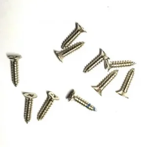 BUĞZ Klips, Menteşe, Ayak, Ağaç, Sunta Vidası 2,2x9,5mm - Nikel 100 Adet