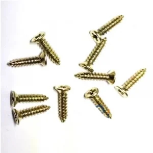 BUĞZ Klips, Menteşe, Ayak, Ağaç, Sunta Vidası 2,2x9,5mm - Sarı 1000 Adet