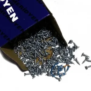 BUĞZ Klips, Menteşe, Ayak, Ağaç, Sunta Vidası - 3x13mm, 100 Adet