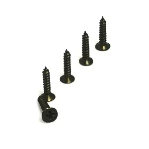 BUĞZ Klips, Menteşe, Ayak Vidası 2,2x7,5mm Çelik - Siyah 100 Adet