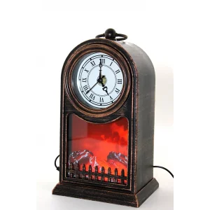 BUĞZ Led Işıklı Saatli Şömine Aalk2509