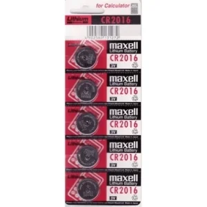 BUĞZ Maxell Cr2016 3v Lityum Düğme Pil 5li Paket