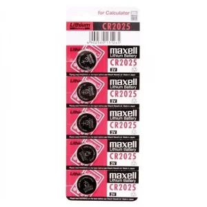 BUĞZ Maxell Cr2025 3v Lityum Düğme Pil 5li Paket