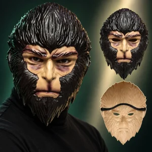 BUĞZ Maymun Kral Wukong Plastik Yüz Maskesi