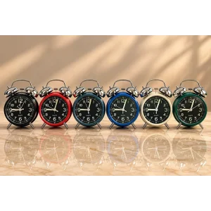 BUĞZ Metal Çift Zilli Çalar Saat Alk6458