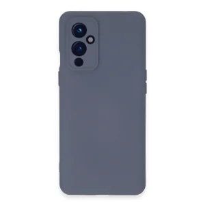 BUĞZ One Plus 9 Kılıf Nano İçi Kadife Silikon - Gri