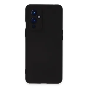 BUĞZ One Plus 9 Kılıf Nano İçi Kadife Silikon - Siyah
