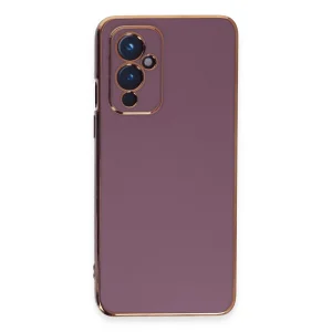 BUĞZ One Plus 9 Kılıf Volet Silikon - Mor