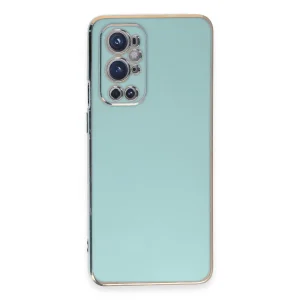 BUĞZ One Plus 9 Pro Kılıf Volet Silikon - Açık Yeşil