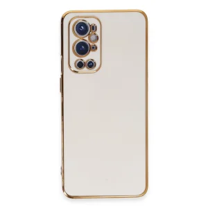 BUĞZ One Plus 9 Pro Kılıf Volet Silikon - Beyaz