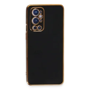 BUĞZ One Plus 9 Pro Kılıf Volet Silikon - Siyah