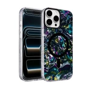 BUĞZ Onegif  İphone 16 Pro Max Mila Dalgalı Magsafe Kapak - Lacivert