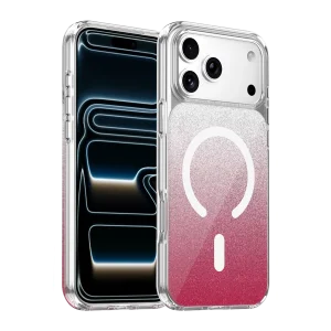 BUĞZ Onegif  İphone 17 Pro Max/18 Pro Max Sora Simli Magsafe Kapak - Kırmızı