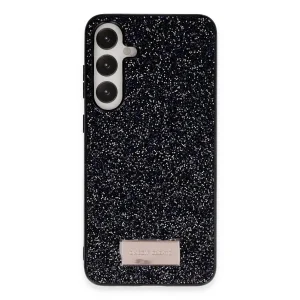 BUĞZ Onegif  Galaxy A55 5g Bright Simli Kapak - Siyah