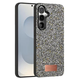 BUĞZ Onegif  Galaxy S25 Bright Simli Kapak - Gold