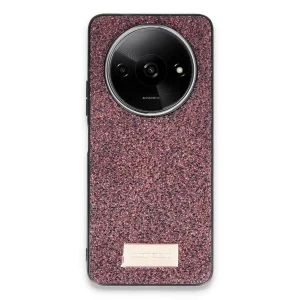 BUĞZ Onegif Xiaomi Redmi A3 4g Bright Simli Kapak - Derin Mor