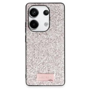 BUĞZ Onegif Xiaomi Redmi Note 13 Pro 4g Bright Simli Kapak - Gold