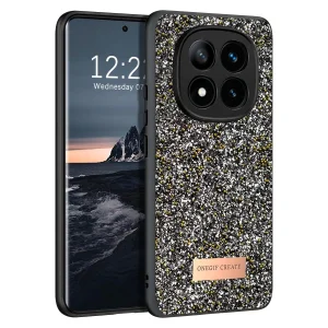 BUĞZ Onegif Xiaomi Redmi Note 14 Pro 4g Bright Simli Kapak - Gümüş
