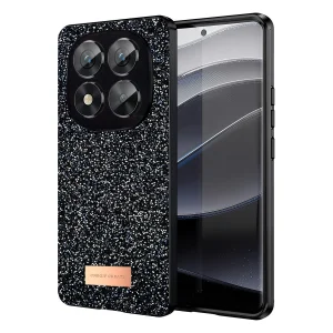 BUĞZ Onegif Xiaomi Redmi Note 14 Pro 5g Bright Simli Kapak - Siyah
