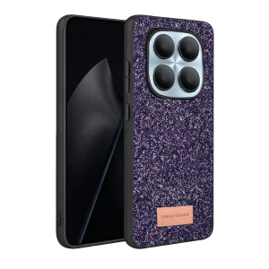 BUĞZ Onegif Xiaomi Redmi Note 15 4g Bright Simli Kapak - Derin Mor