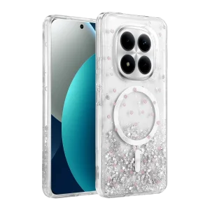 BUĞZ Onegif Xiaomi Redmi Note 15 Pro Plus 5g Misk Simli Magsafe Kapak - Desen 1