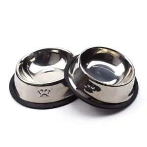 BUĞZ Paslanmaz Çelik Metal Mama Kabı 18 cm.