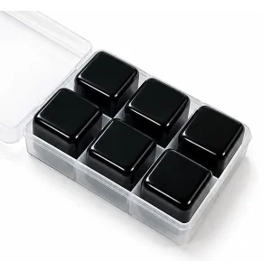 BUĞZ Paslanmaz Çelik Viski Taşı 6lı Set Alk5495