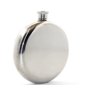 BUĞZ Paslanmaz Çelik Yuvarlak 8 Oz Tekli Matara Alk2677