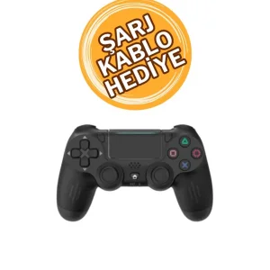 BUĞZ Ps4 Kol Wireless Bt Kablosuz Oyun Kolu Ps4 Joystick Tablet Telefon Pc Uyumlu Titreşimli Oyun Kolu