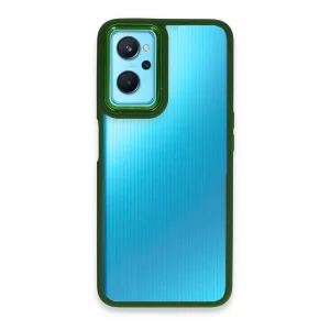 BUĞZ Realme 9i 4g Kılıf Dora Kapak - Pudra