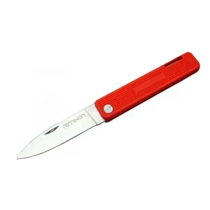 BUĞZ Remixon K200red Kamp / Bahçe Çakı Kırmızı 18 Cm - Manuel, Plastik Sap