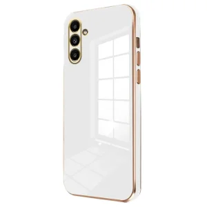 BUĞZ Galaxy A55 5g Kılıf Volet Silikon - Beyaz