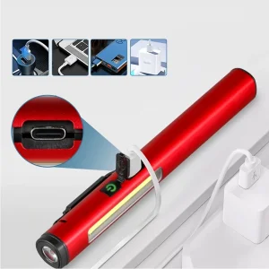 BUĞZ Şarjlı Mıknatıslı Çalışma Lambası Cep Feneri  Wt-307-s