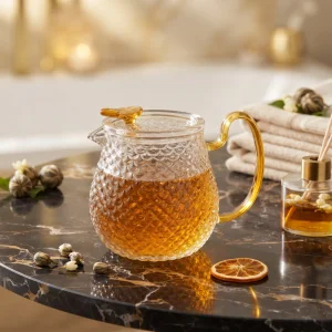 BUĞZ Şık Tasarımlı Cam Demlik - 550 ml - Borosilikat Cam