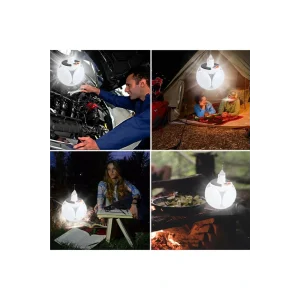BUĞZ Solar 5 Kanatlı Kamp Lambası