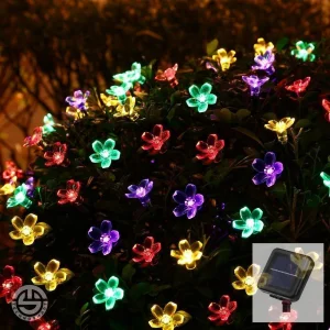BUĞZ Solar Çiçekli RGB Dekorasyon Lambası