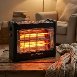BUĞZ Şömine Tipi Isıtıcı Soba 1800W