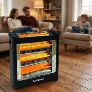 BUĞZ Şömine Tipi Isıtıcı Soba 2400W