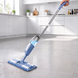 BUĞZ Spreyli Mop - Doldurulabilir Su Haznesi - Yedek Mikrofiber Bez Hediyeli
