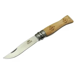 BUĞZ T0221 Bahçe Çakı 16 Cm - Ahşap Sap, Bilezikli, Kılıflı