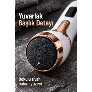 BUĞZ Tek Düğmeyle Hız Ayarlı Şarjlı Ayak Törpüsü - BUĞZ