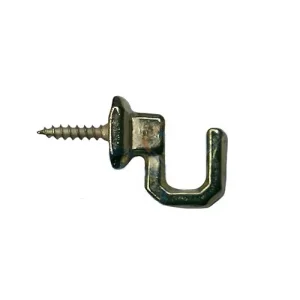 BUĞZ Vidalı Kanca, Askı Küçük - 15x18mm, Sarı - 1 Adet
