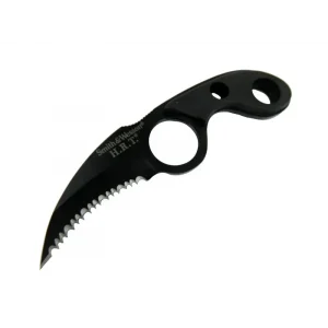 BUĞZ W Hrt2 Tırtıklı Karambit 17 Cm - Özel Kılıflı