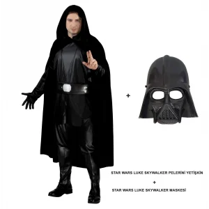 BUĞZ Star Wars Luke Skywalker Pelerini Yetişkin Ve Maskesi