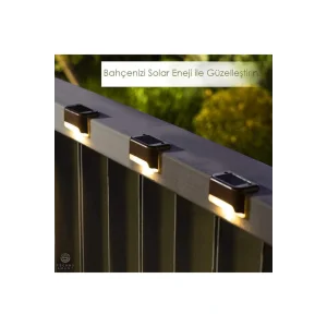 BUĞZ WaterProof Solar Merdiven Lambası 4 Adet
