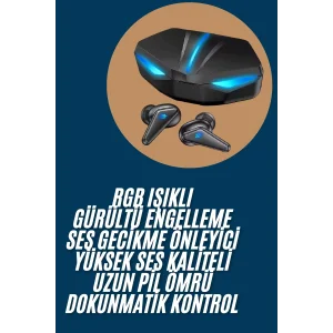 BUĞZ Wireless Kulaklık Mikrofonlu Bluetooth Oyuncu Kulaklığı - BUĞZ